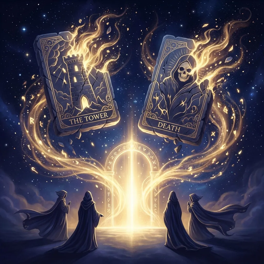 Cartas “difíciles” del tarot (Muerte, Torre, Diablo): sin alarmismo Cartas “difíciles” del tarot (Muerte, Torre, Diablo): sin alarmismo