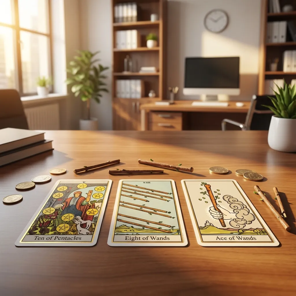 Tarot para entrevistas y nuevo empleo: señales, timing y decisiones Tarot para entrevistas y nuevo empleo: señales, timing y decisiones