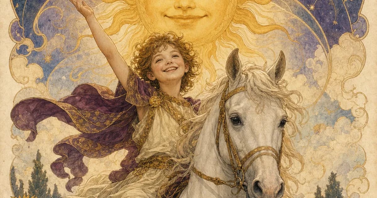 El Sol del tarot: significado, amor, trabajo e invertida El Sol del tarot: significado, amor, trabajo e invertida