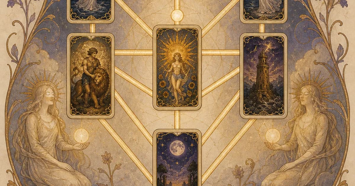 Tirada del Árbol de la Vida: la tirada cabalística de 10 cartas Tirada del Árbol de la Vida: la tirada cabalística de 10 cartas